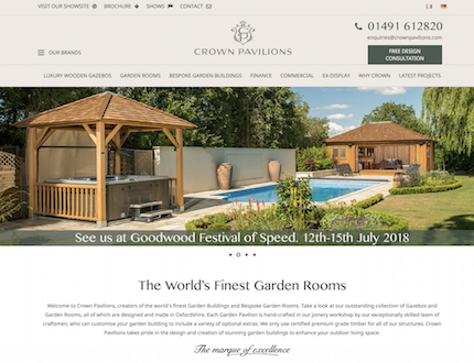 Luxury Garden building supplier in England