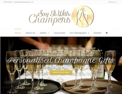 Personalised Gifts website created by James Browning | Freelance Web Developer in Brighton